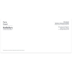 Carte de correspondance - 210 x 100 mm