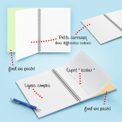 BLOC NOTES CREATIF 15 x 21 cm